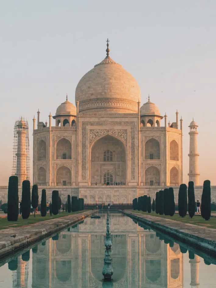 Taj Mahal Sonnenaufgang